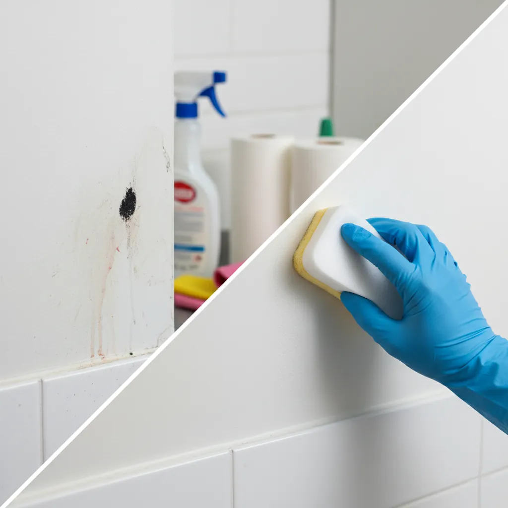 Professional wall scuff mark removal and stain cleaning in Auckland homes